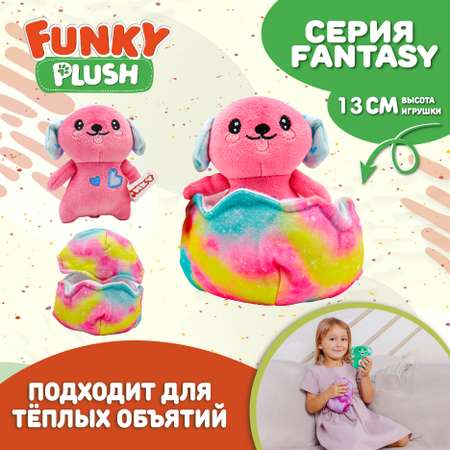 Игрушка Funky Toys мягкая розовая собачка 10 см FT5907-6