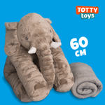 Мягкая игрушка TOTTY TOYS Слон с пледом