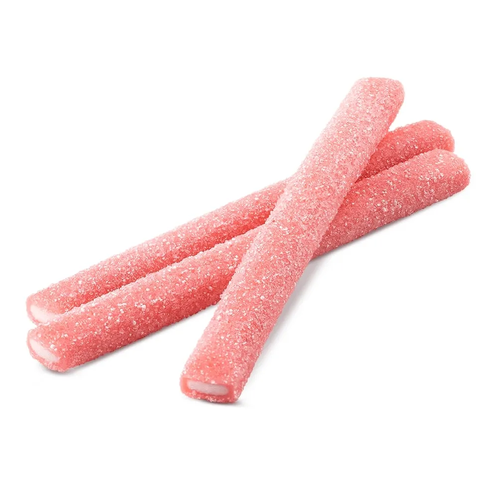 Жевательный мармелад Docile Sour strawberry pencil карандаши со вкусом клубники 15г 12шт - фото 3