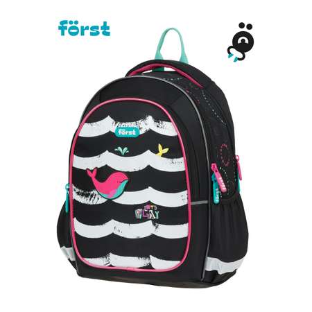 Рюкзак Forst F-Cute Whale 37*29*17см 3 отделения 2 кармана эргономичная спинка