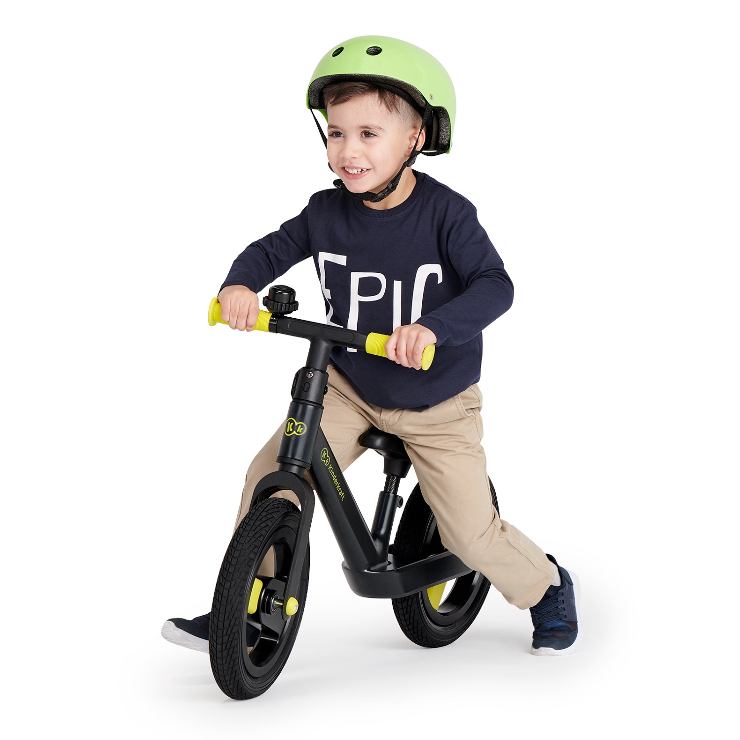 Беговел Kinderkraft Goswift Black volt - фото 8