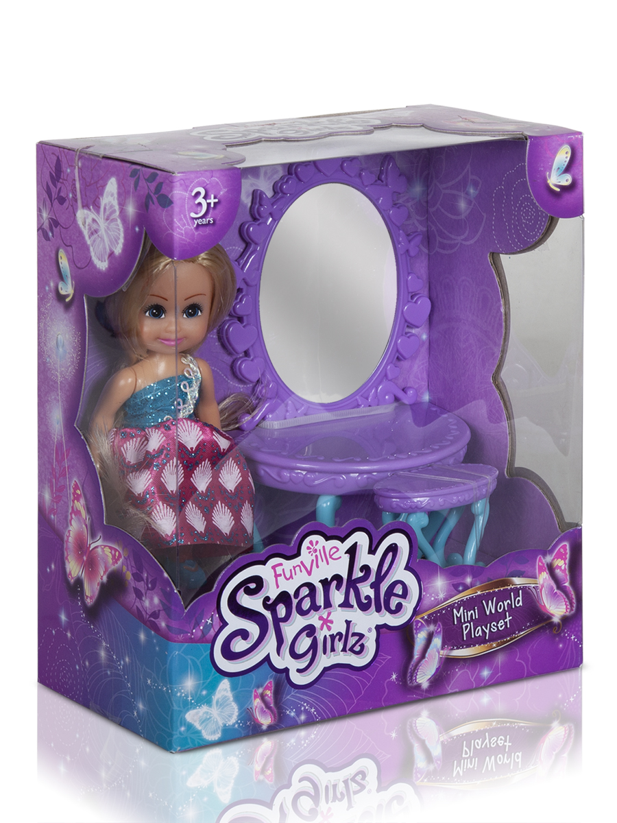 Набор с куклой Zuru Sparkle Girlz Sparkle Girlz кукла 11 см мебель роз SG29095//розовый - фото 3