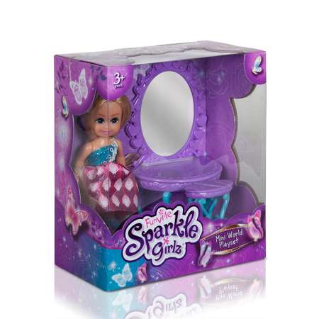 Набор с куклой Zuru Sparkle Girlz Sparkle Girlz кукла 11 см мебель роз