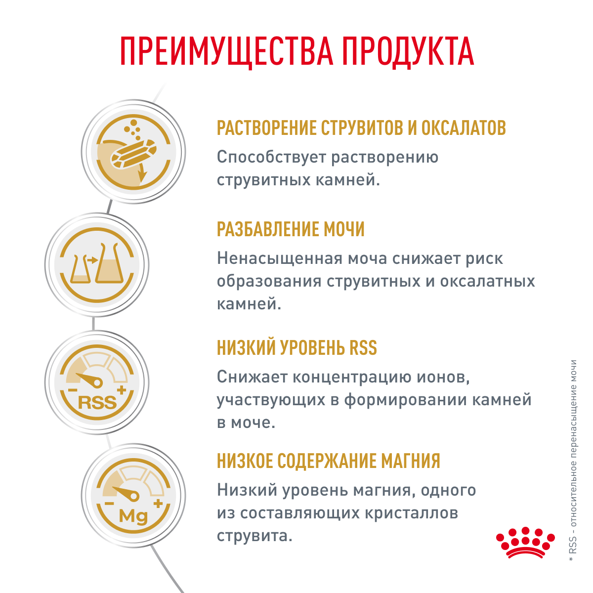 Сухой корм для кошек ROYAL CANIN Urinary 0.4 кг (при МКБ, лечебный) - фото 3