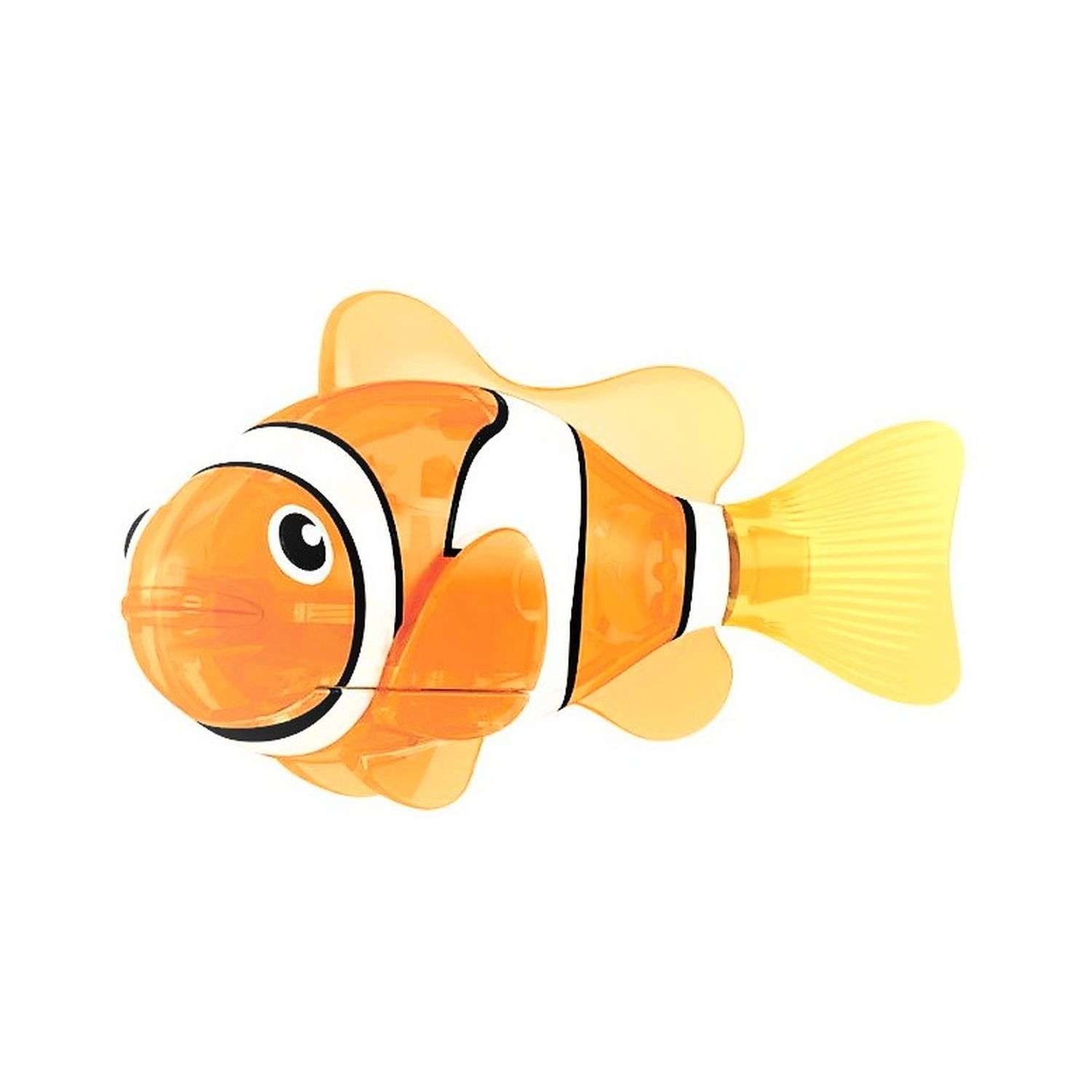 Игрушка для купания Uniglodis Роборыбка Клоун желтый - фото 1