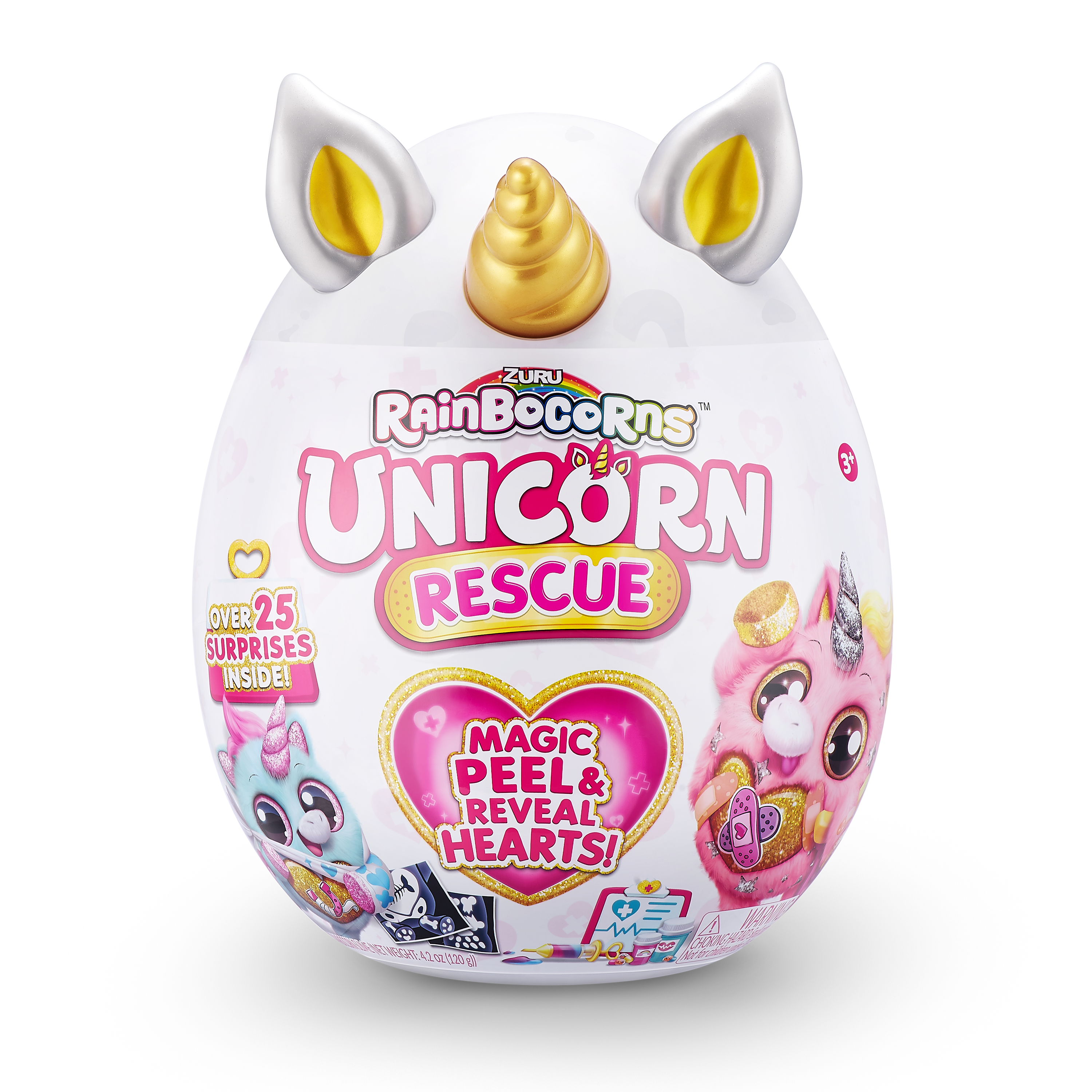 Игрушка сюрприз ZURU Rainbocorns Unicorn Rescue плюшевый мини единорог с аксессуарами - фото 12