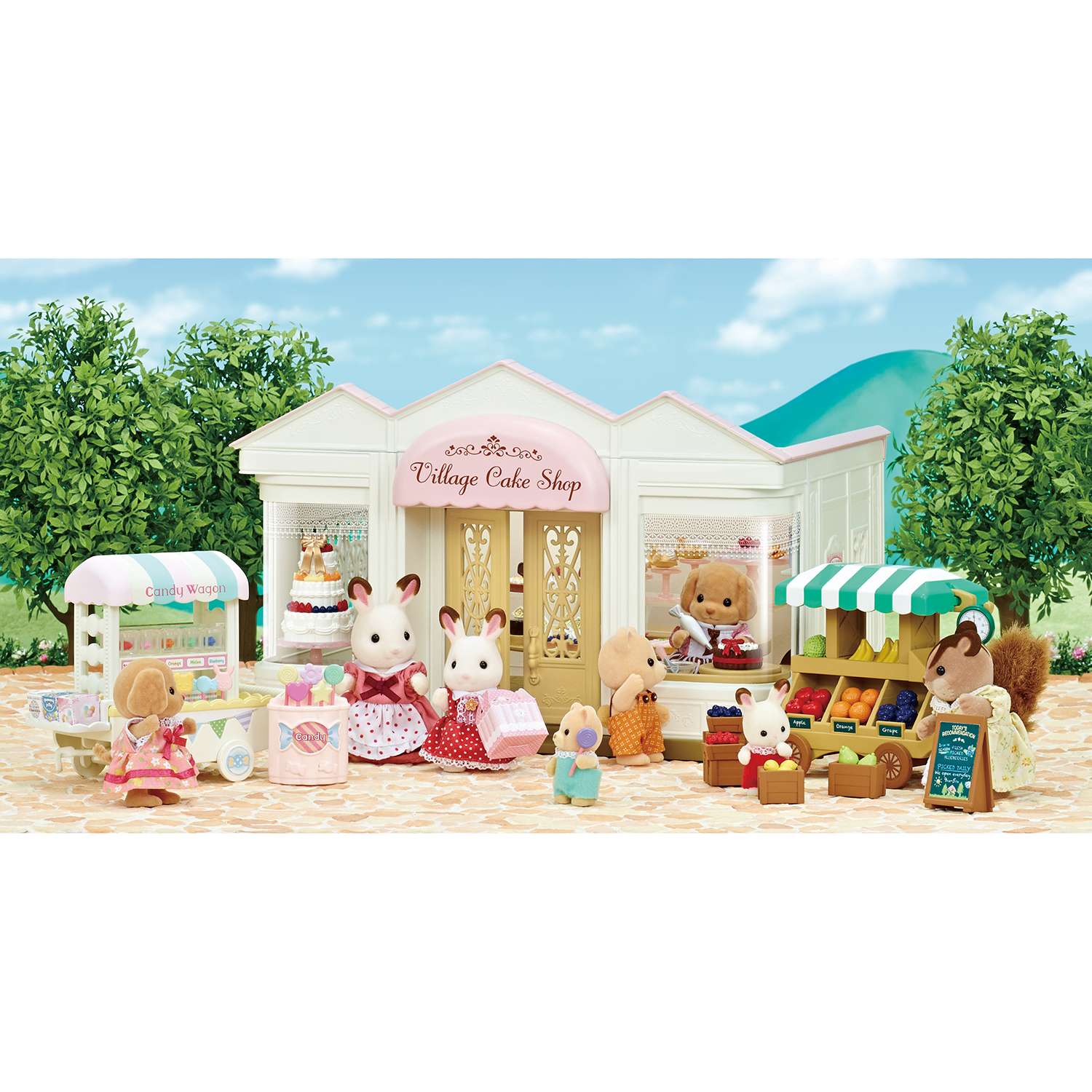 Набор Sylvanian Families "Тележка с фруктами" (5265) - фото 7