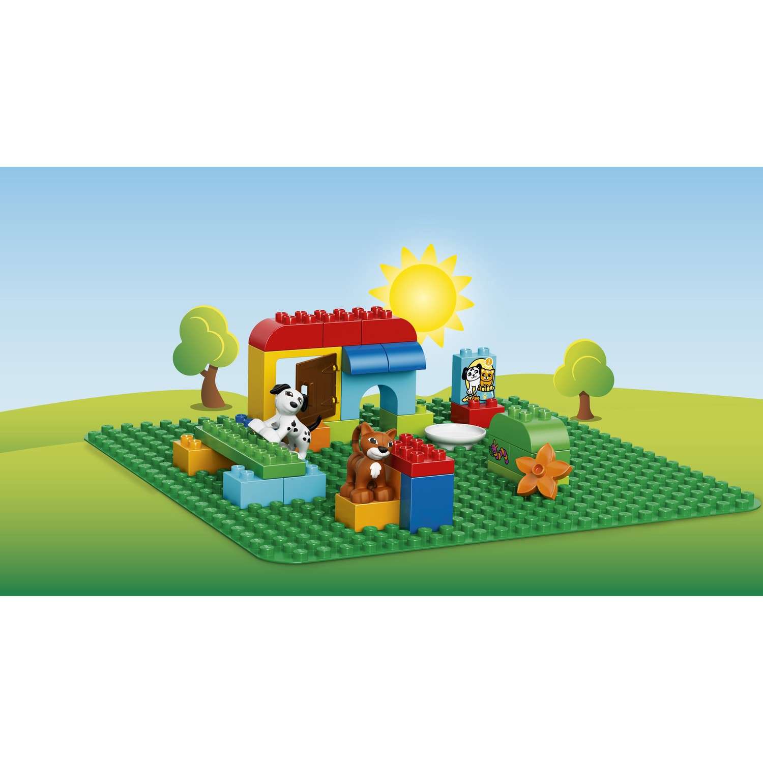 Конструктор LEGO DUPLO Большая строительная пластина 2304 - фото 3