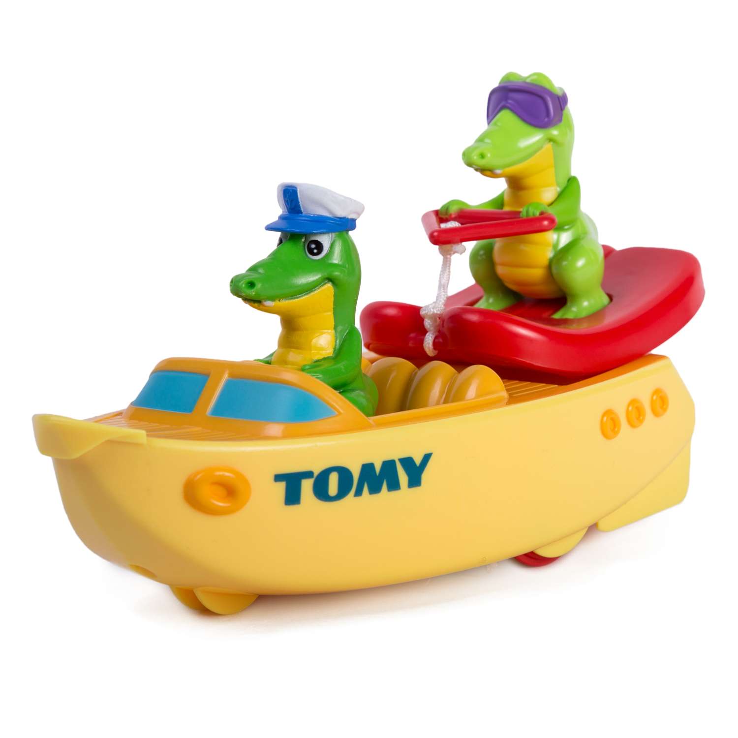 Игрушка для ванной Tomy Крокодил на водных лыжах - фото 2