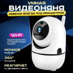 Видеоняня беспроводная IP камера WiFi CASTLELADY камера видеонаблюдения для дома и квартиры 1920х1080 камера 360 беспроводная.