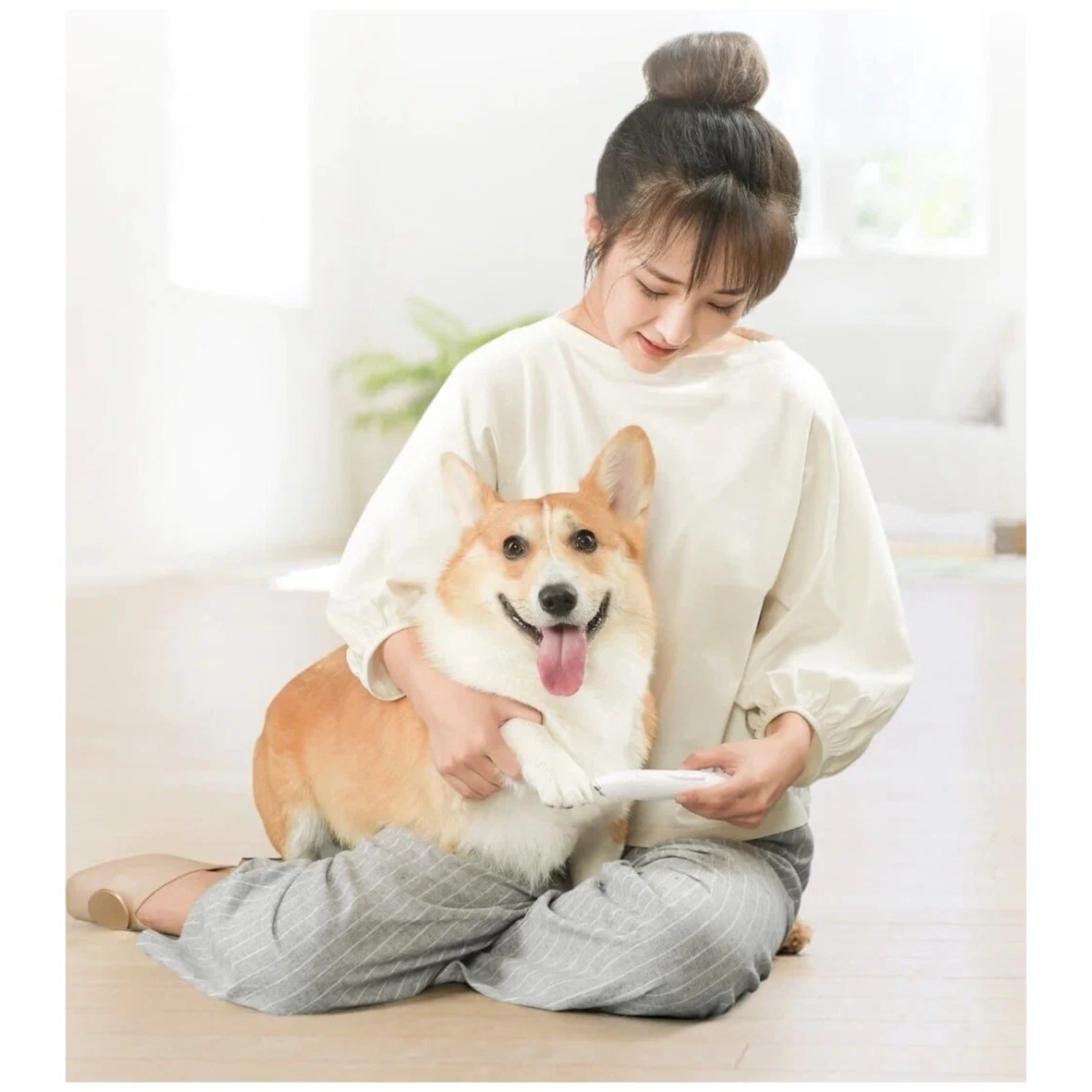 Машинка для груминга XIAOMI Pawbby Pet Small Area Clippers MG-FP001A-EU 3 В 2хААА белая - фото 4