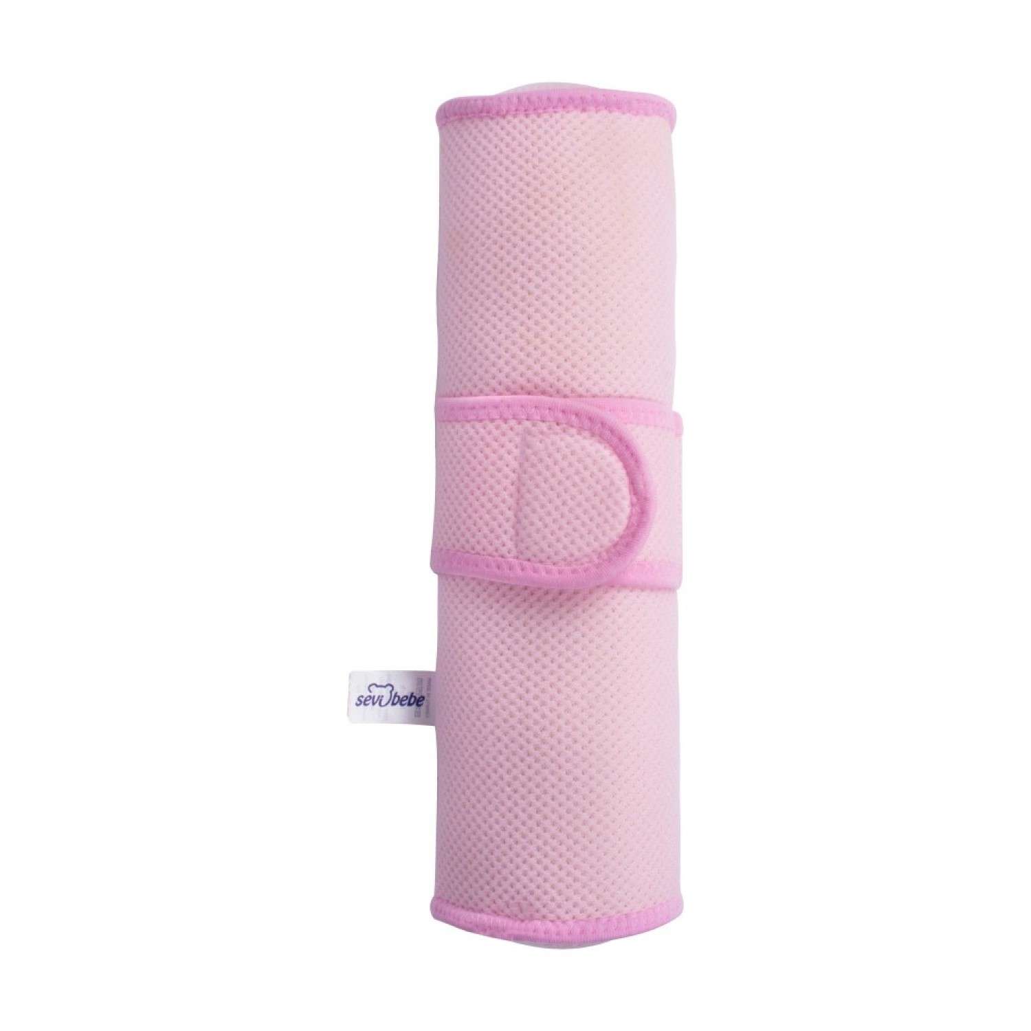 Подушка для путешествий SEVIBEBE на ремень безопасности для автокресла розовая - фото 2