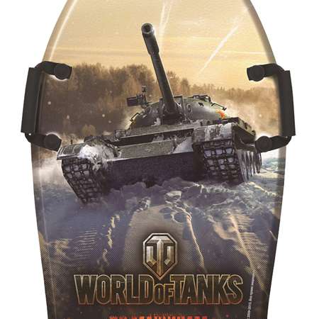 Ледянка 1TOY World of Tanks 92 см с плотными ручками