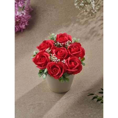 Сувенирное мыло SKUINA Цветочная композиция из 7 красных роз