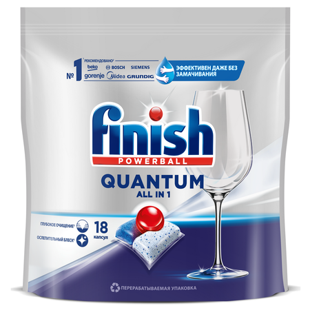 Таблетки для ПММ Finish Quantum 18 штук