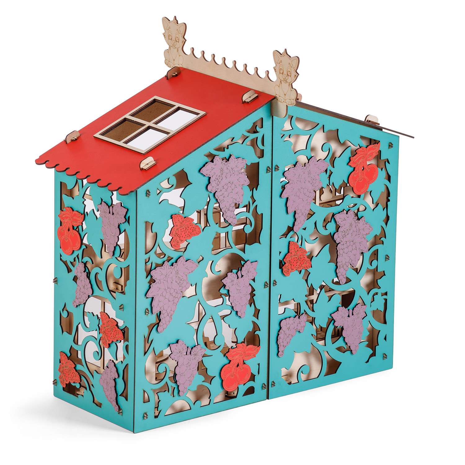 Кукольный домик Тутси в солнечной Тоскане с мебелью из дерева 1-165-2021 - фото 3