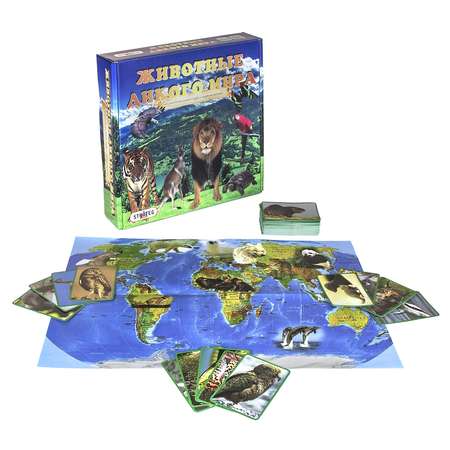 Настольная игра STRATEG Животные дикого мира 4906