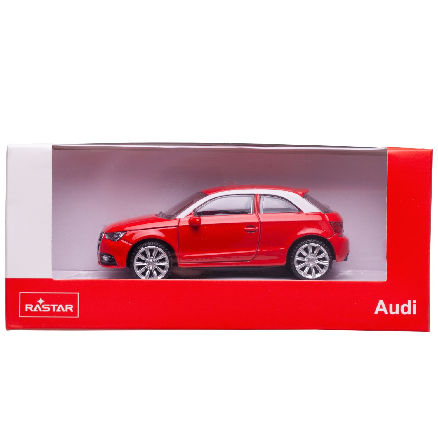 Автомобиль Rastar Audi 1:43 без механизмов красный 58200R - фото 1