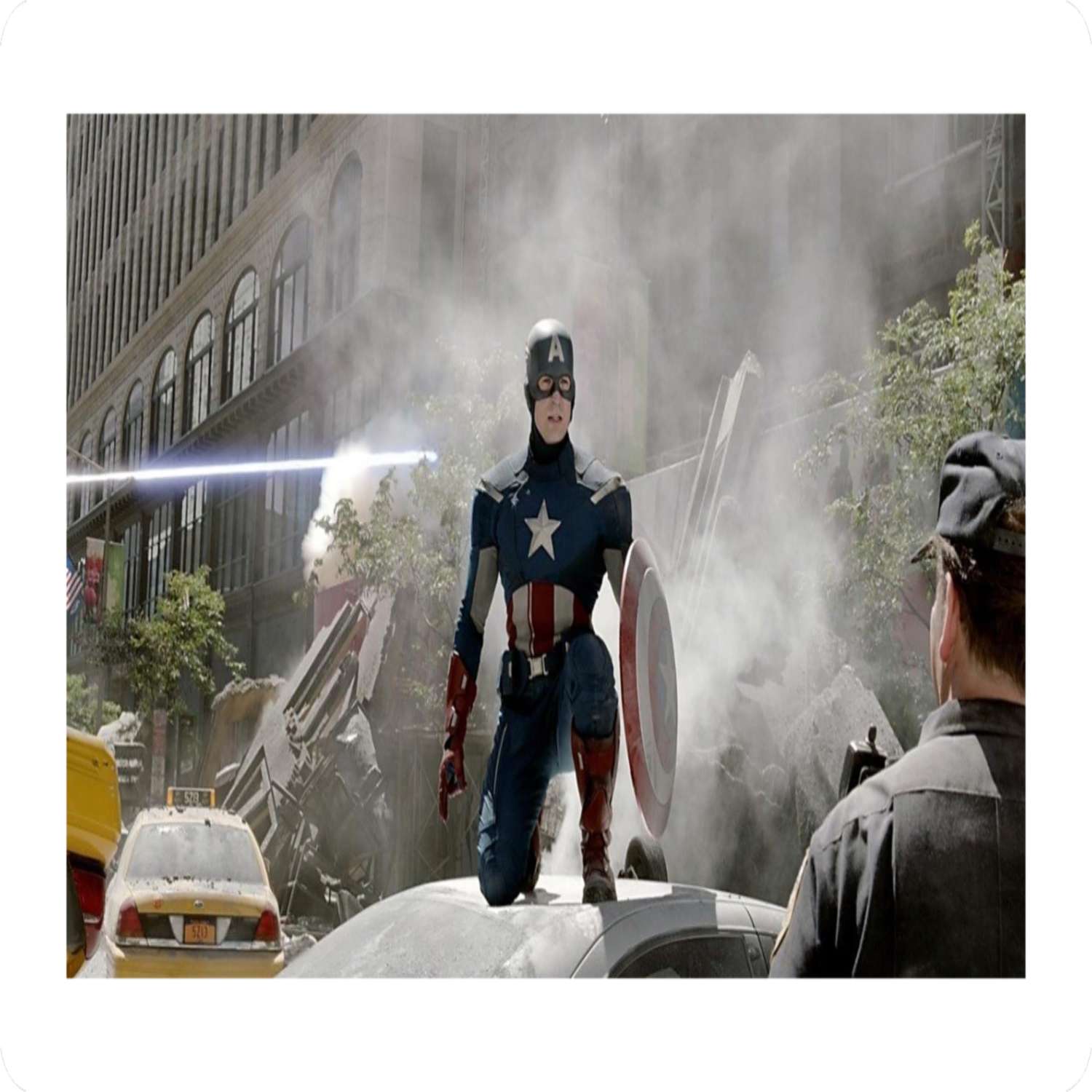 Маска героя Marvel Captain America B6741 - фото 4