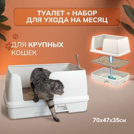 Лотки для кошек купить кошачий туалет недорого в интернет-магазине, цена с  доставкой в Москве