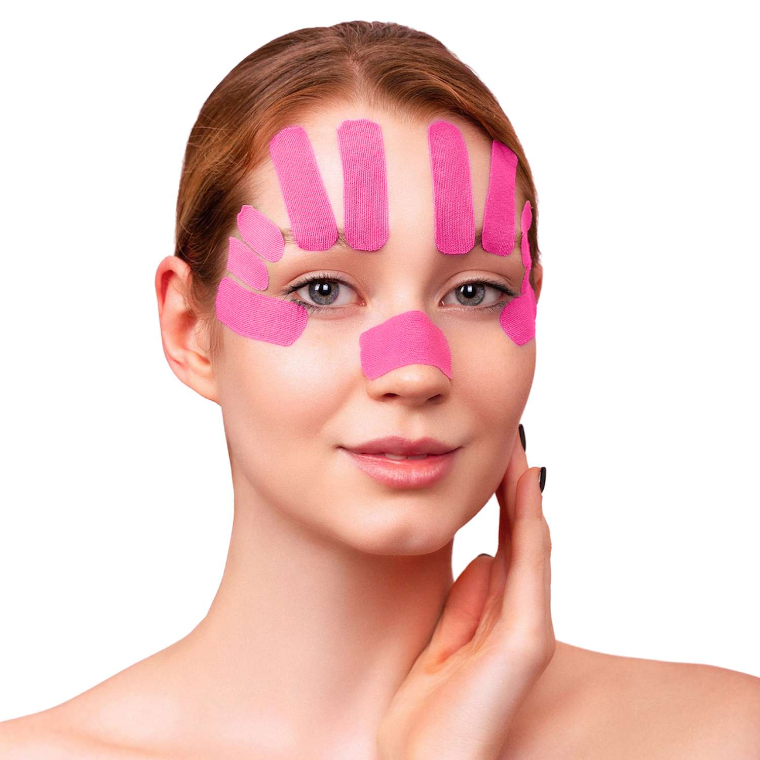 Кинезио тейп Beauty4Life для лица розовый - фото 6
