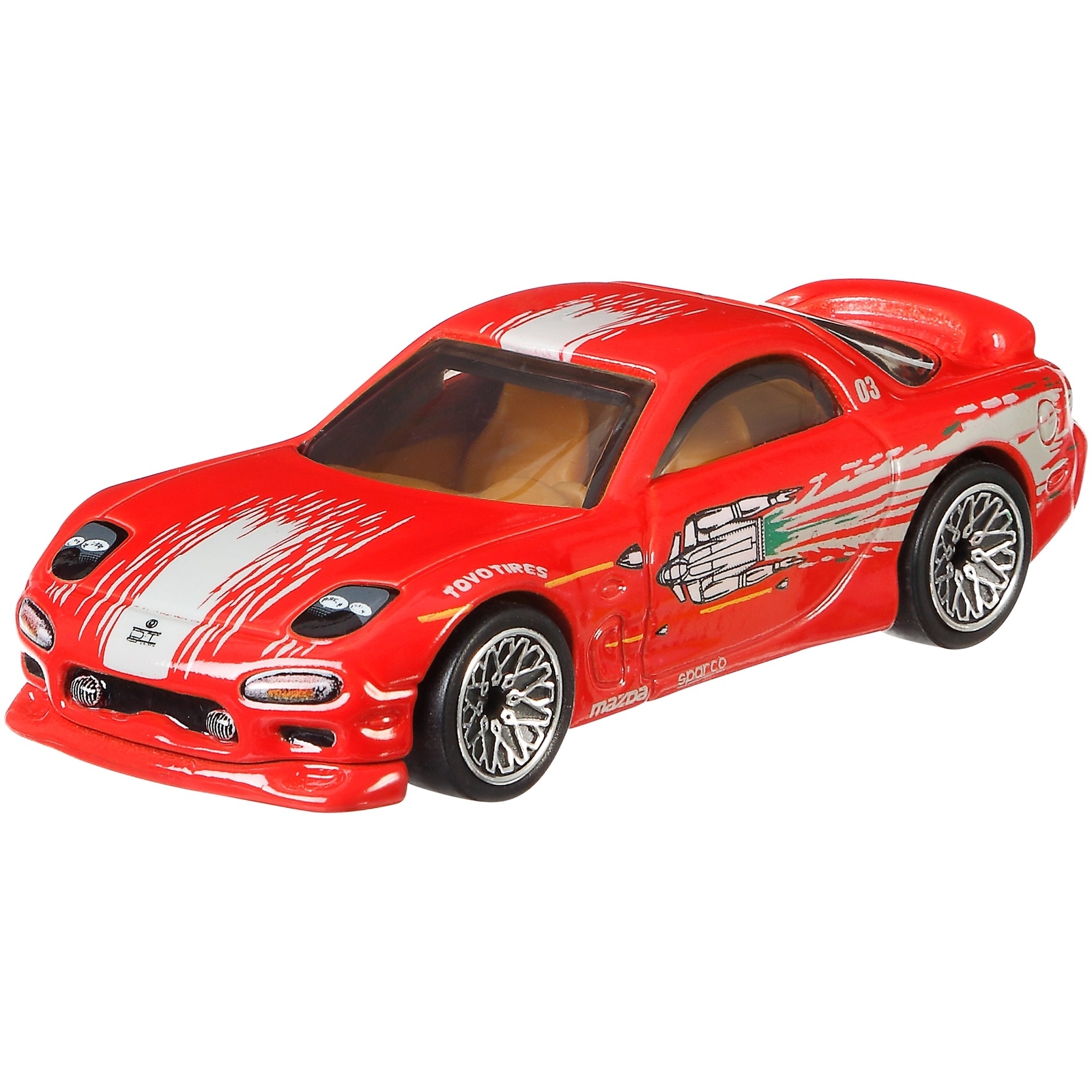 Машинка Hot Wheels Форсаж Мазда RX-7 GBW82 купить по цене 80 ₽ в  интернет-магазине Детский мир