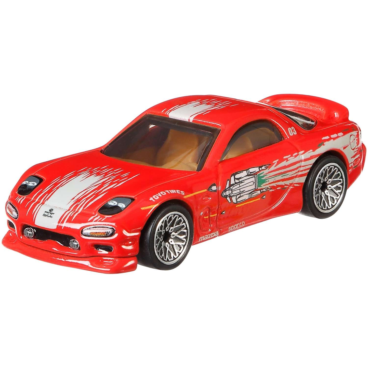 Машинка Hot Wheels Форсаж Мазда RX-7 GBW82 GBW75 - фото 1