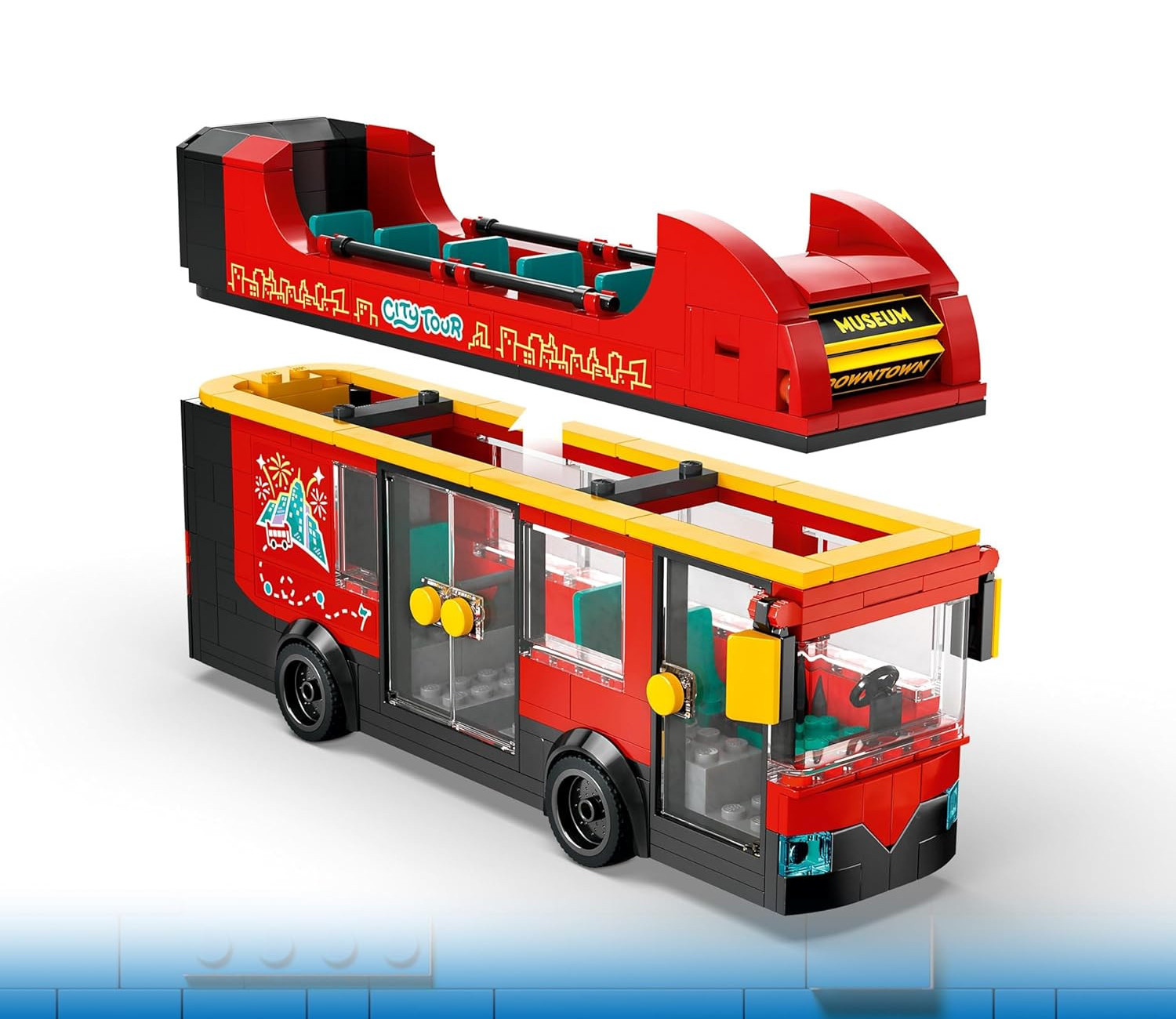 Конструктор LEGO City Красный двухэтажный экскурсионный автобус 60407 - фото 5