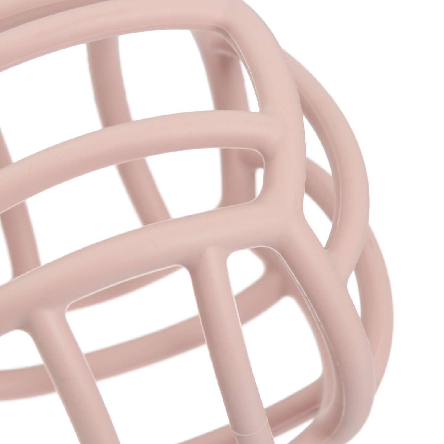 Прорезыватель силиконовый Mum and Baby «Куб» цвет розовый - фото 3