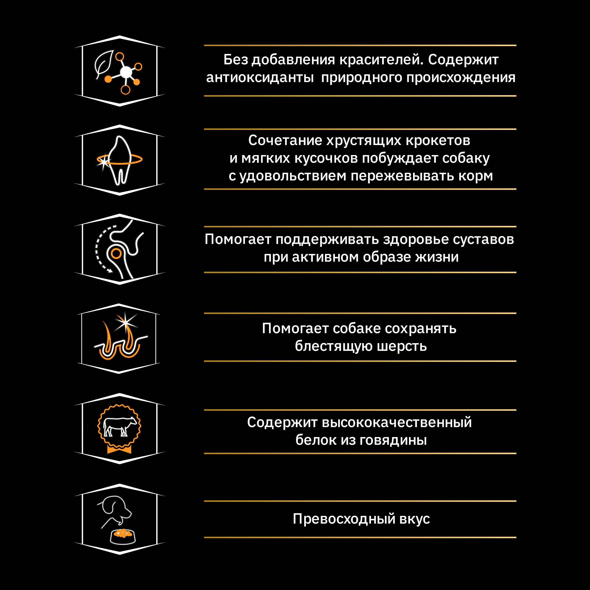 Сухой корм для собак PRO PLAN 2.5 кг говядина (для домашних, полнорационный) - фото 4