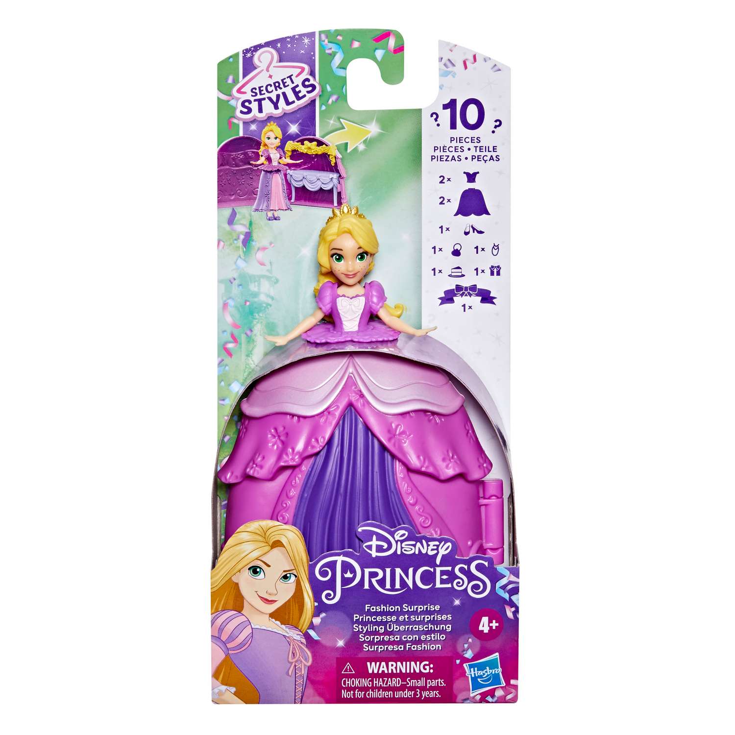 Набор игровой Disney Princess Hasbro Модный сюрприз Рапунцель F34685L1 F03785L0 - фото 3