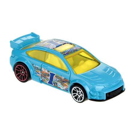 Автомобиль Hot Wheels Ford Focus 08 голубой