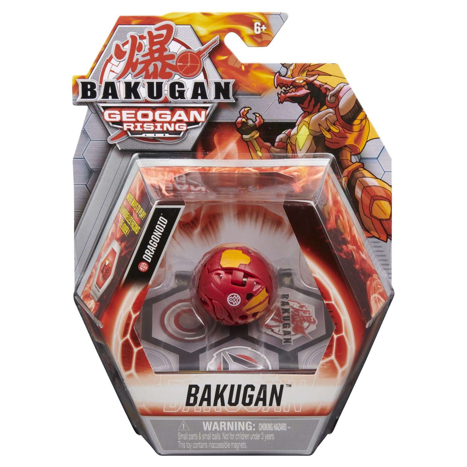 Фигурка-трансформер Bakugan S3 Dragonoid Red 6061459/20129959 - фото 2