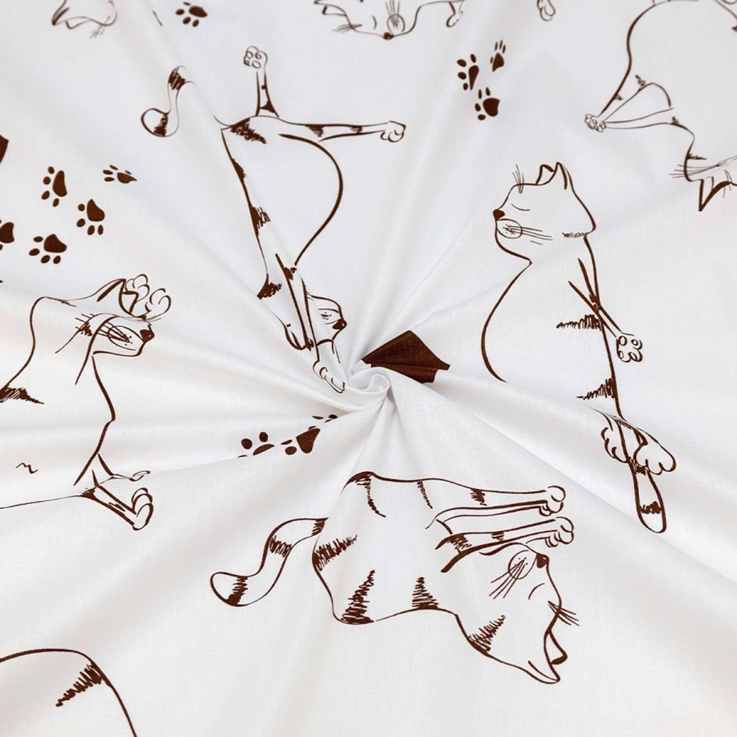 Комплект постельного белья Bravo Котойога евро наволочки 70х70 см - фото 7
