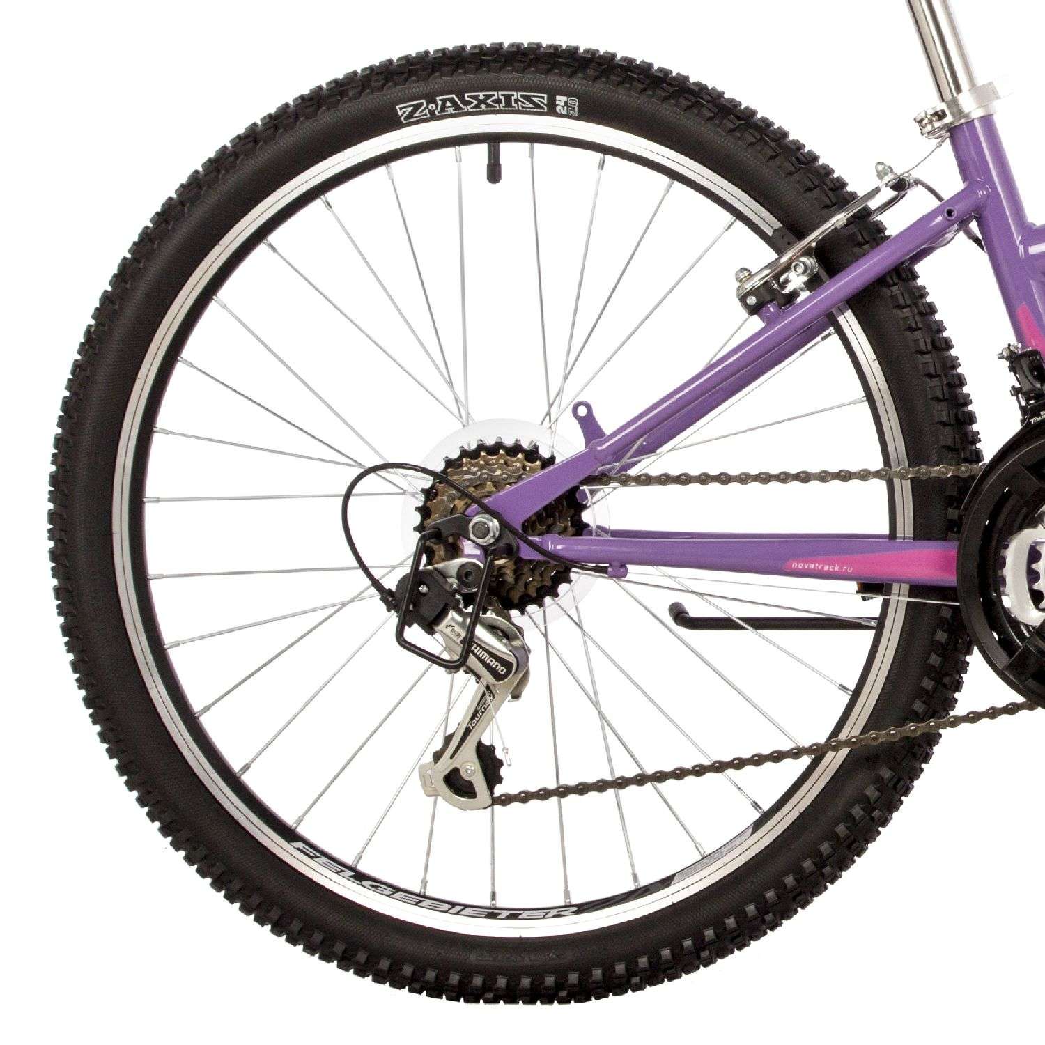 Велосипед 24JENNYPRO фиолет. NOVATRACK JENNY PRO - фото 3