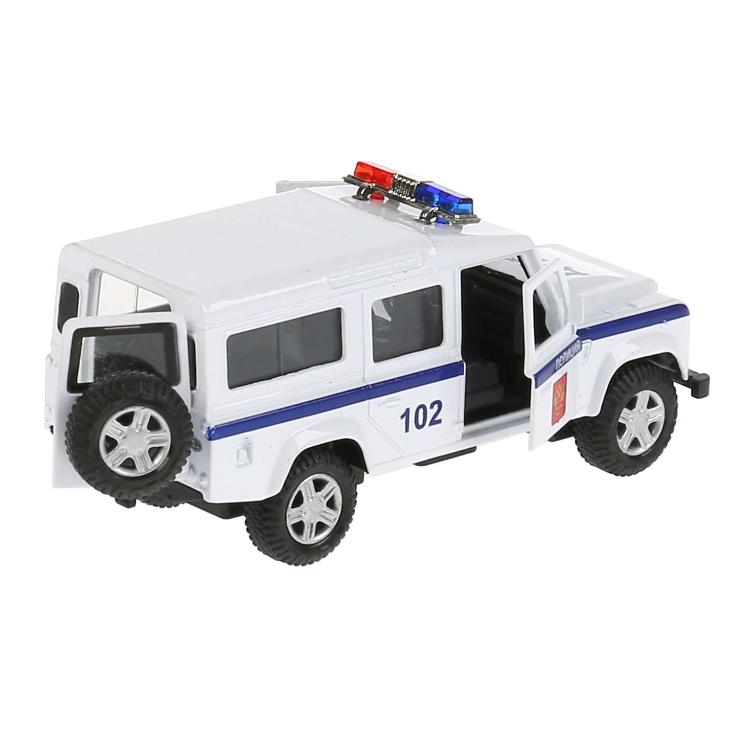 Машина Технопарк Land Rover Defender Полиция 297512 297512 - фото 5