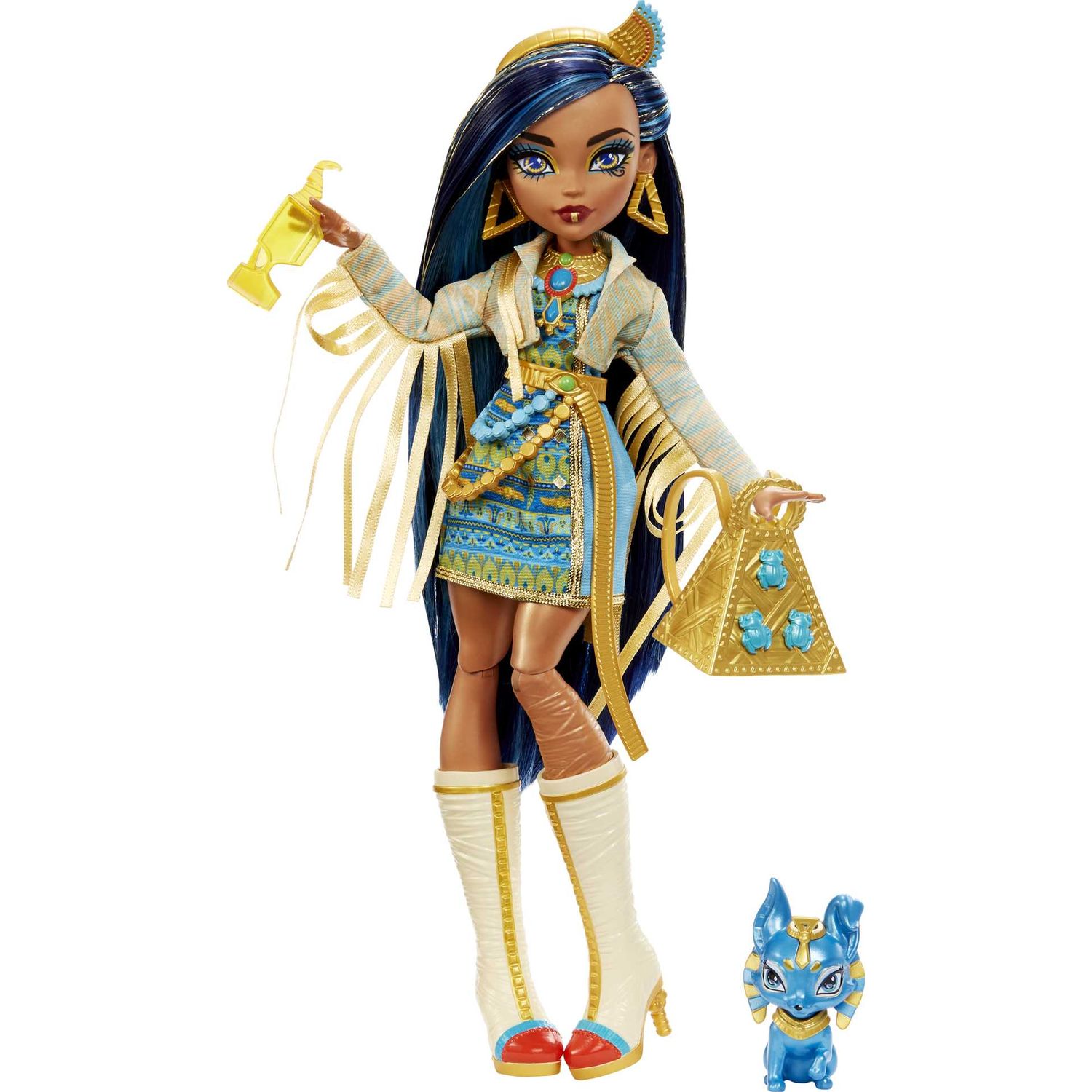 Кукла Monster High Cleo de Nile HHK54 купить по цене 3199 ₽ в  интернет-магазине Детский мир