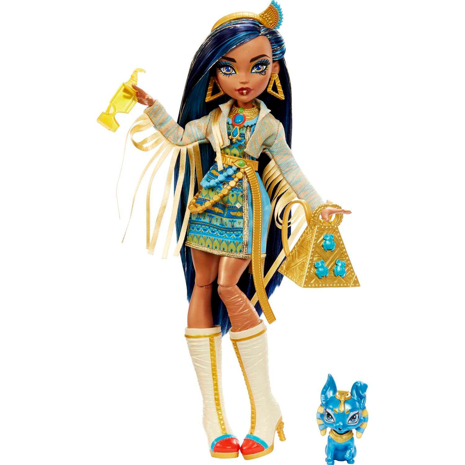 Кукла Monster High Cleo de Nile HHK54 HHK54 - фото 3