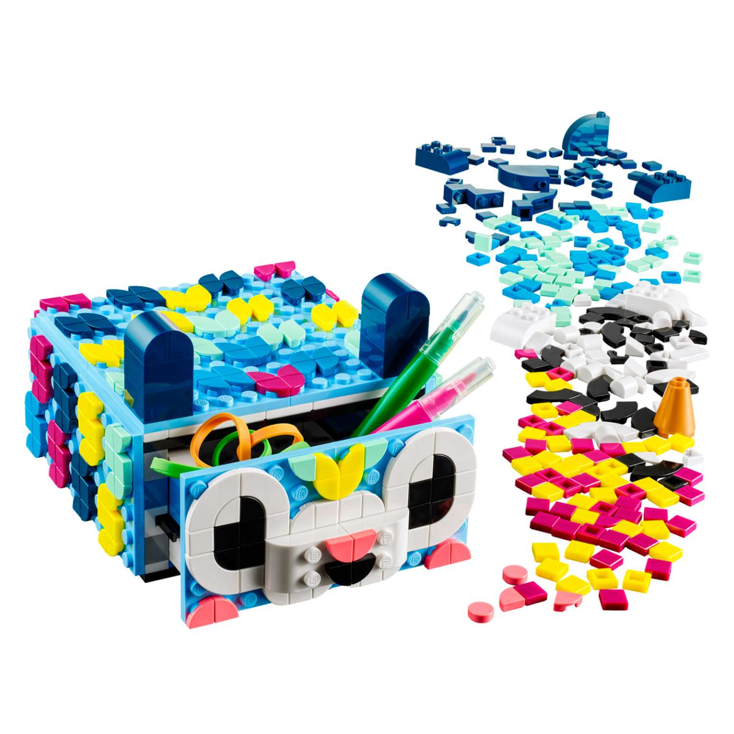 Конструктор детский LEGO Dots Креативный ящик Животные 41805 - фото 2