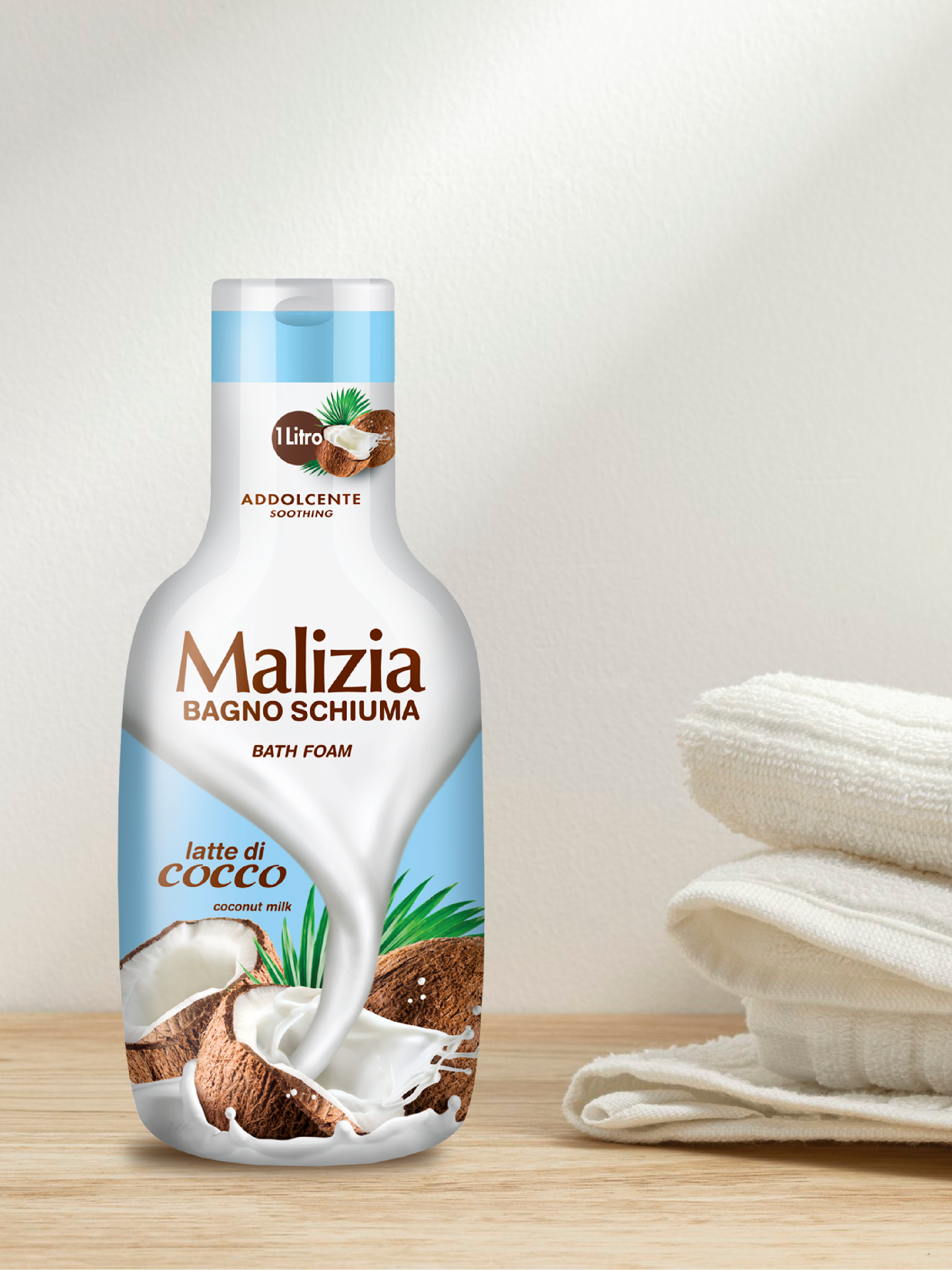 Пена для ванны Malizia COCONUT 1000 мл - фото 4