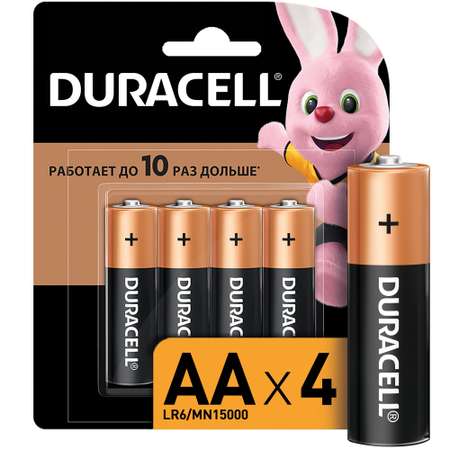 Батарейки Duracell Basic АА/LR6 4шт