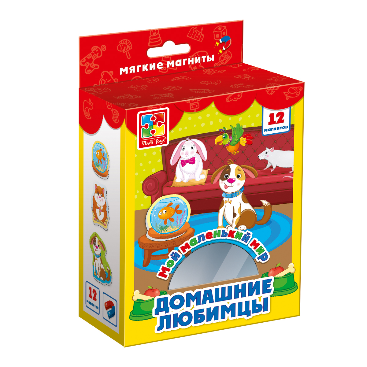 Настольная игра Vladi Toys магнитная Мой маленький мир Домашние любимцы - фото 3