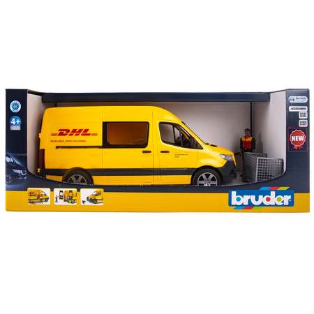 Фургон Bruder Mercedes Benz Sprinter Dhl с фигуркой 02-671