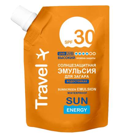 Эмульсия для загара SUN ENERGY SPF 30 SE Travel 90мл дой-пак