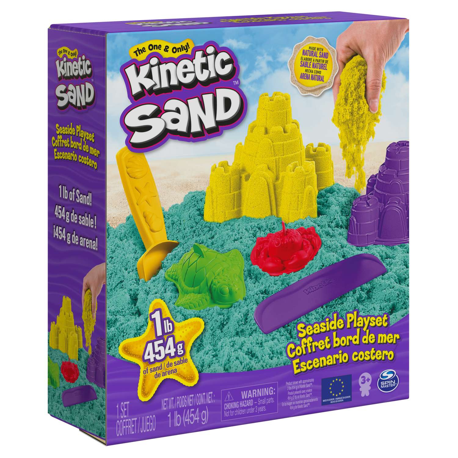 Набор для лепки Kinetic Sand Разноцветный замок с формочками 6060240 - фото 7
