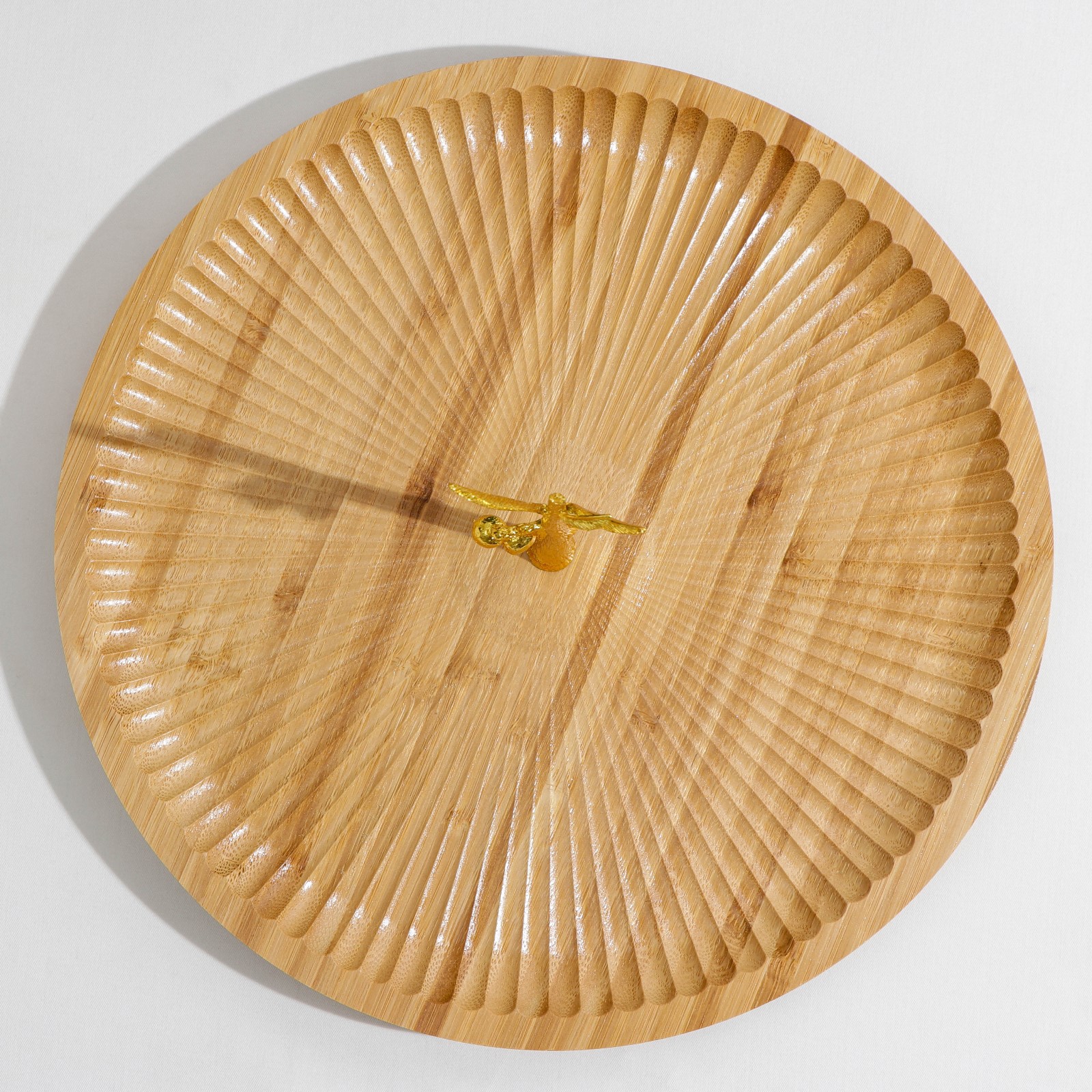 Блюдо сервировочное Sima-Land для подачи «Древо» d=29 5 см бамбук - фото 2