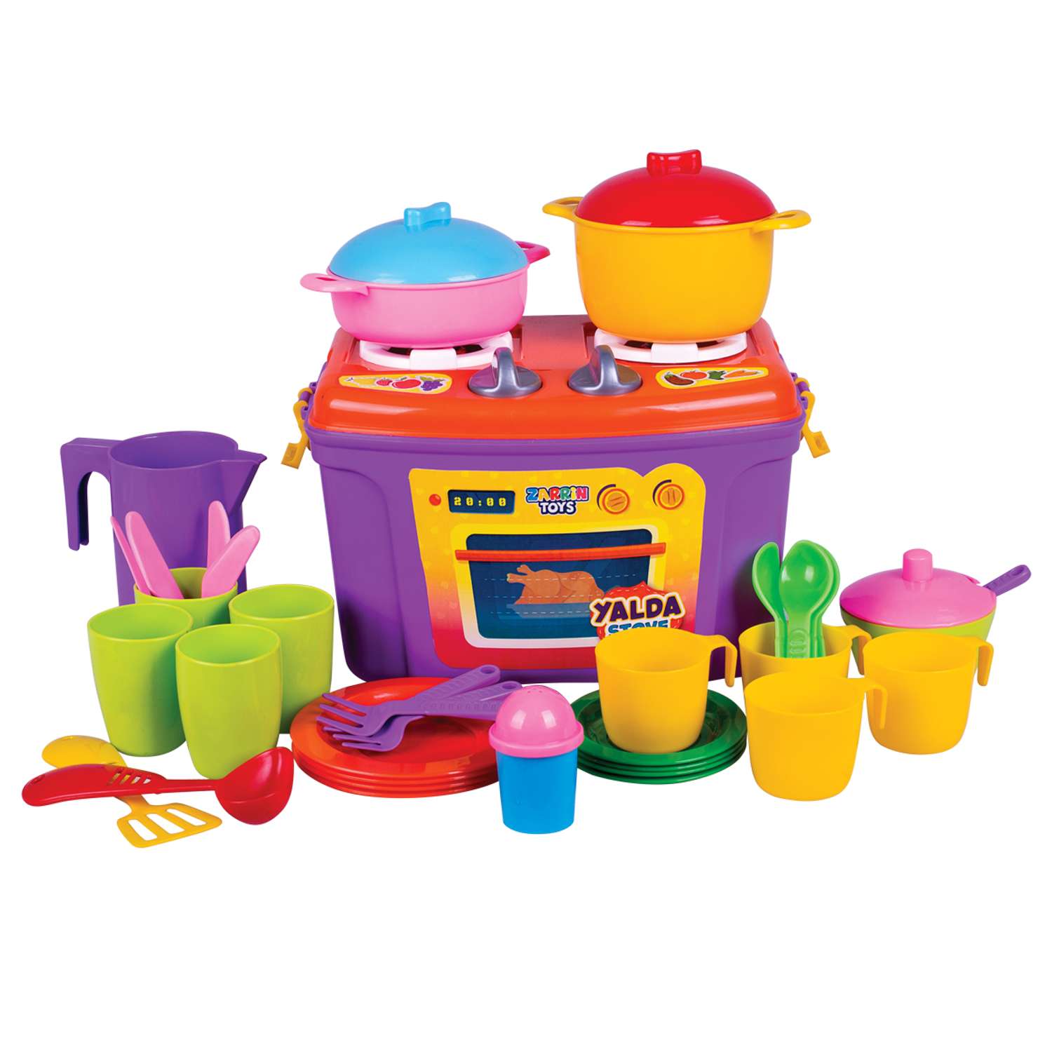 Кухня детская Zarrin Toys Mini Stove с набором 35 предметов - фото 1