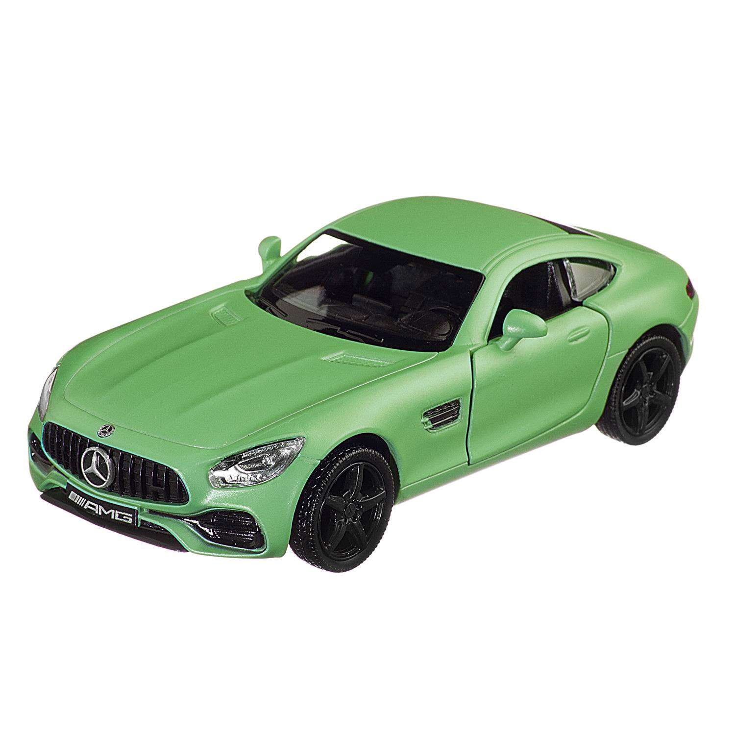 Машина металлическая Uni-Fortune Mercedes Benz 2018 зеленый матовый цвет двери открываются 554988M(E) - фото 1
