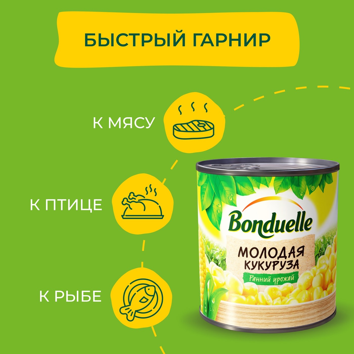 Кукуруза и Горошек Bonduelle 2 банки по 425 мл. купить по цене 438 ₽ в  интернет-магазине Детский мир