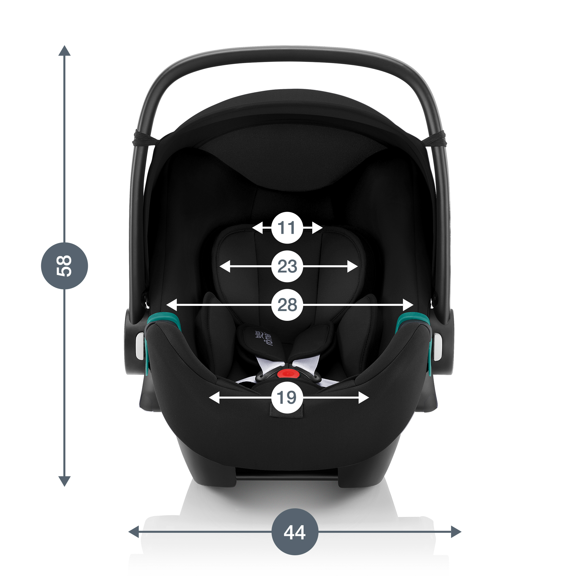 Детское автокресло Britax Roemer BABY-SAFE 3 i-SIZE Space Black - фото 11